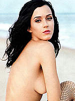 Katy Perry sexy and braless posing mag scans