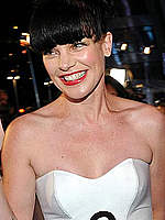 Pauley Perrette legs at Peoples Choice Awards