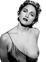 Madonna sexy and topless black-&-white scans