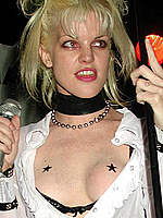 Pauley Perrette sexy performs on the stage
