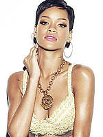 Rihanna sexy and braless magazines photos