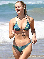 Greer Grammer sexy in bikini on the beach