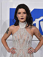 Halsey in see through suit at 2016 MTV VMA