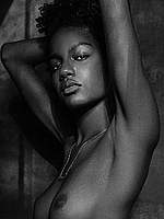 Ebonee Davis in lingeries and naked photos