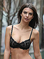 Emily Ratajkowski DKNY Lingerie photoshoot