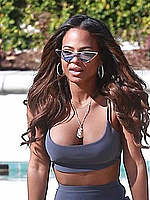 Christina Milian legs & cleavage in a photoset