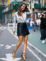 Barbara Palvin legs around VS headquarter