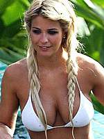 Gemma Atkinson in sexy bikini poolside photoshoot