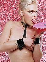 Pink sexy and without bra scans