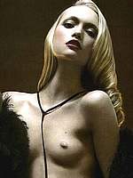 Gemma Ward see through, titslip and naked