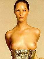 Christy Turlington sexy, bikini and topless