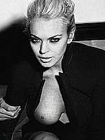Lindsay Lohan nude in shoked FFM photosession