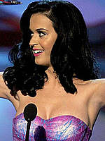 Katy Perry cleavage at People Choice Awards