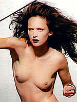Karmen Pedaru sexy see through and topless