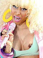 Nicki Minaj titslip on Good Morning America