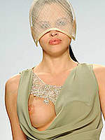 Hana Nitsche boob out runway paparazzi shots