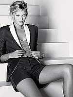 Toni Garrn sexy black-and-white mag scans