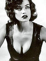 Rachel Weisz sexy posing black-&-white scans