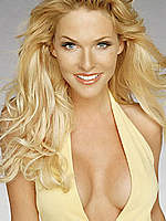 Sonya Kraus shows deep cleavage mag scans