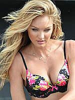Candice Swanepoel posing in sexy lingeries