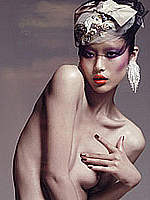 Liu Wen sexy and undressed posing mag photos